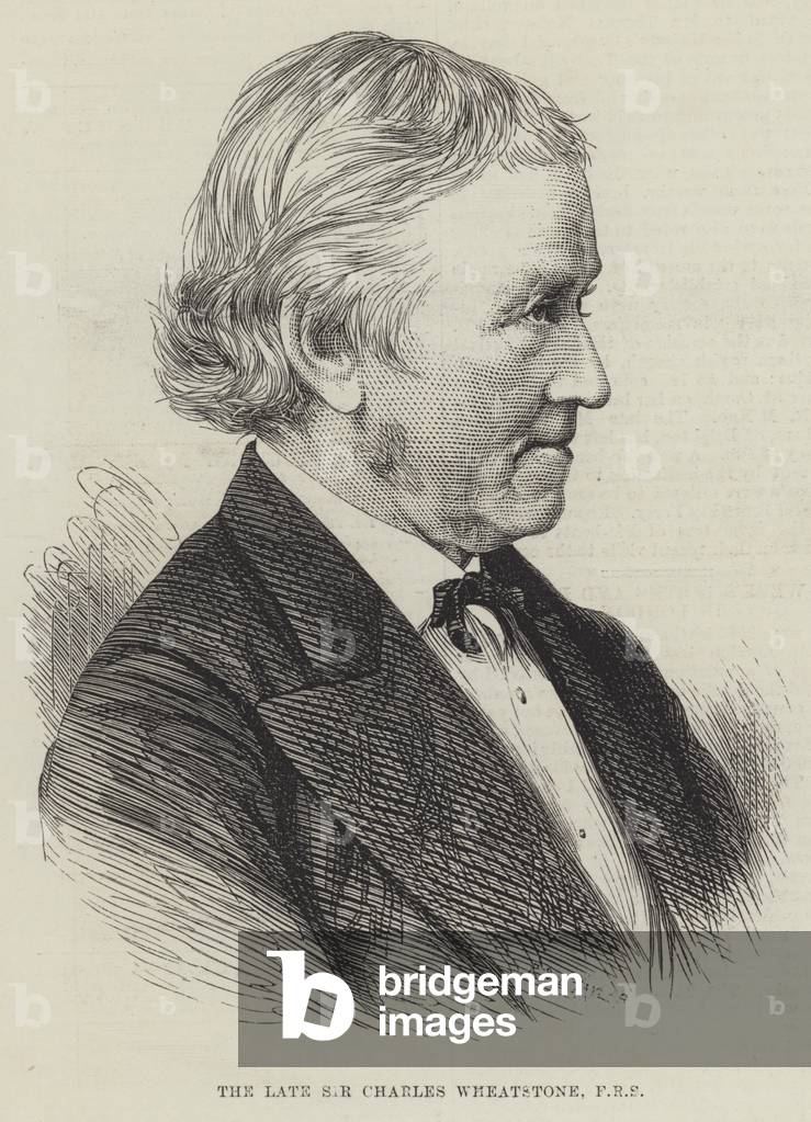 The late Sir Charles Wheatstone by English Artist