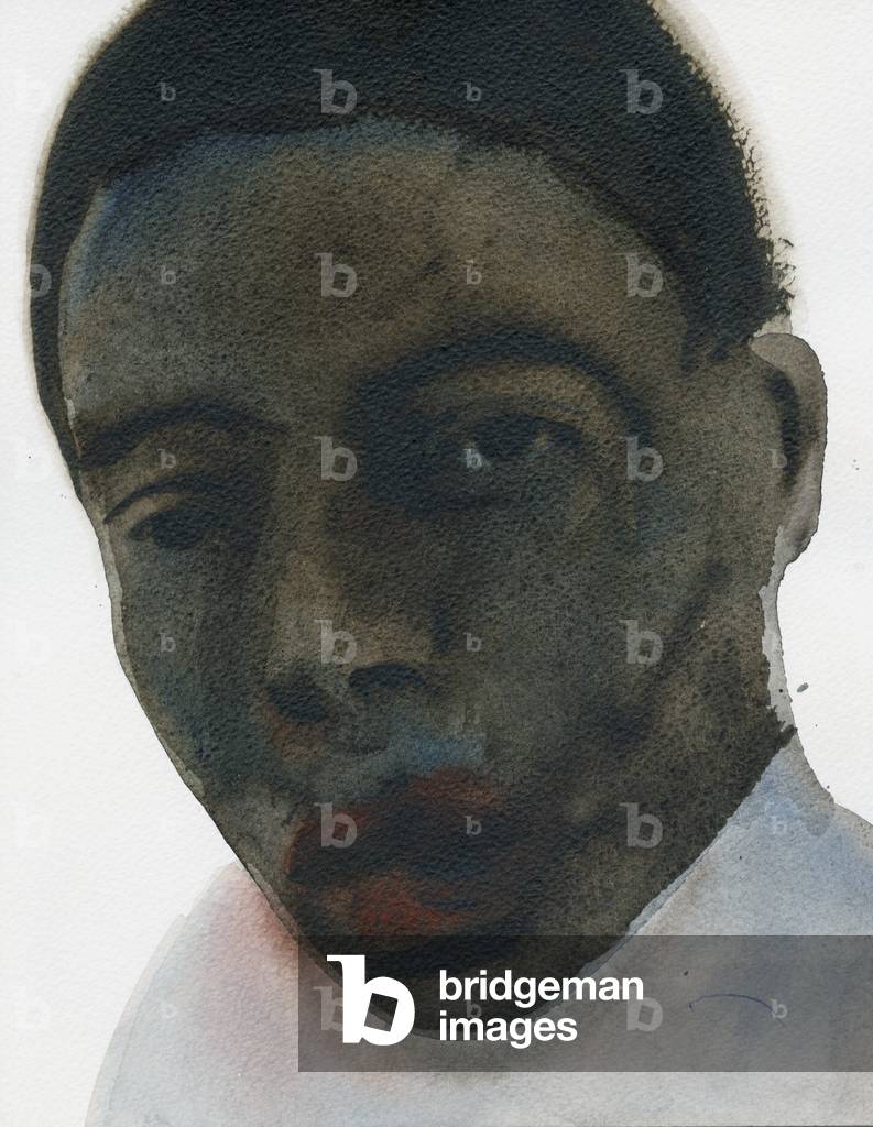 Immagine di Disegno "Testa nera" 2015 di Graham Dean