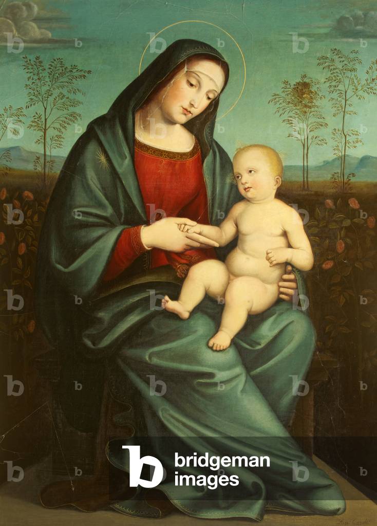 Die Madonna mit dem Kind (nach Francia)