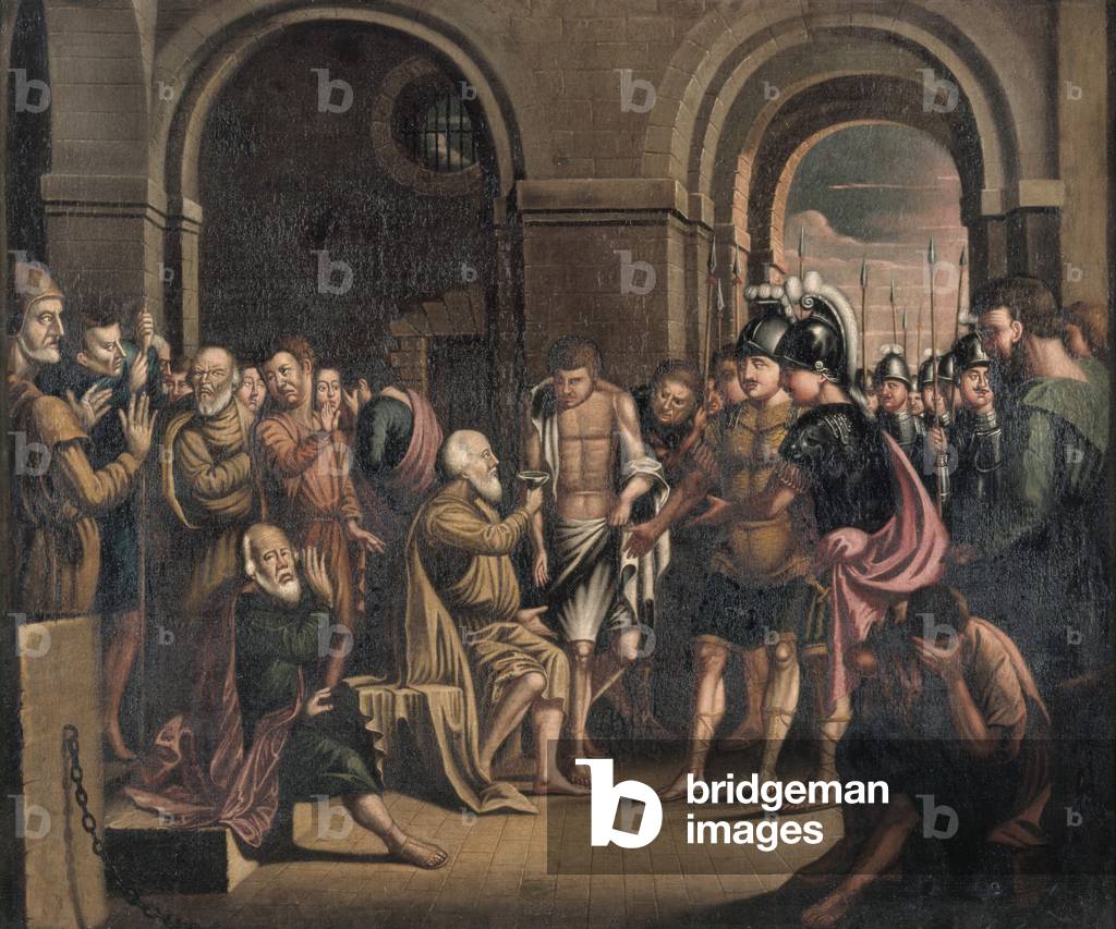 Tod von Sokrates, 1756 (Öl auf Leinwand)