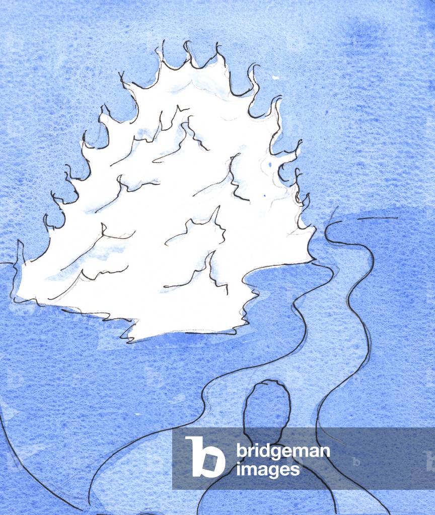 Image of Drawing depicting I was shown a representation of the Godhead: a mountain of fire 2003 by Elizabeth W