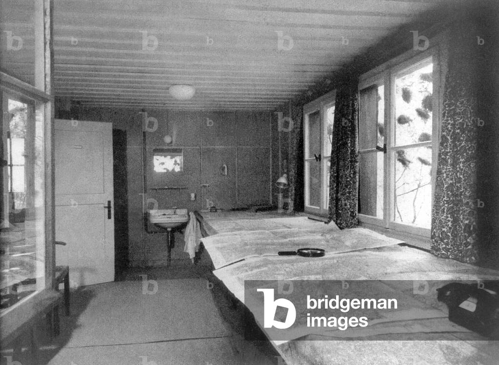 Image of Worktable of Adolf Hitler in Berghof near Berchtesgaden in Bavaria