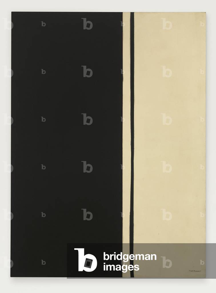 Bild von Gemälde "Black Fire I" 1961 von Barnett Newman