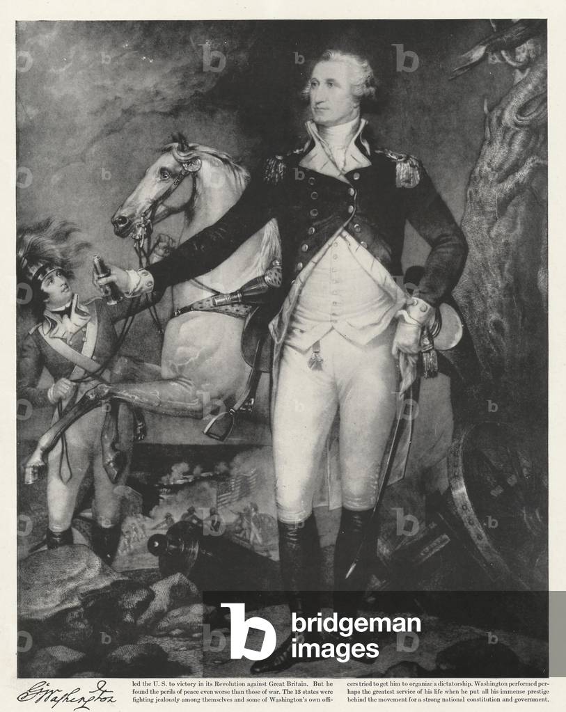 George Washington, Magazine Plate, USA