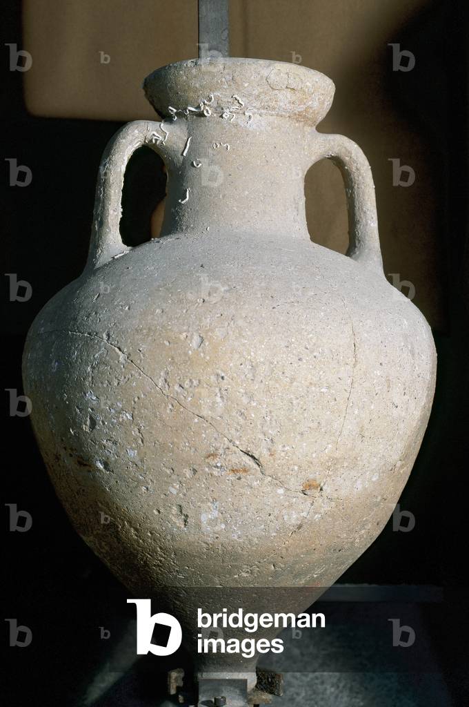 Griechische Kunst. Spanien. Amphora Massaliote enthält Wein. 5. bis 3.