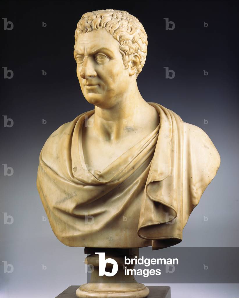 Neoklassizismus - Skulptur: Giambattista Bodoni - Büste - Kapitolinische Protomoteche, Rom, Italien