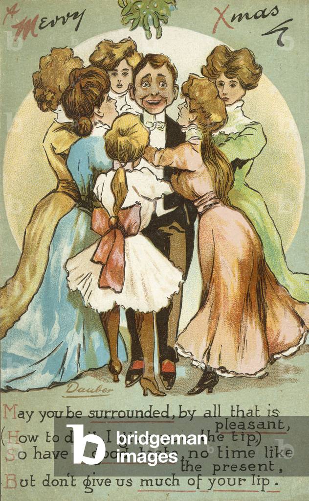 Buon Natale a un giovane uomo (colore lito)