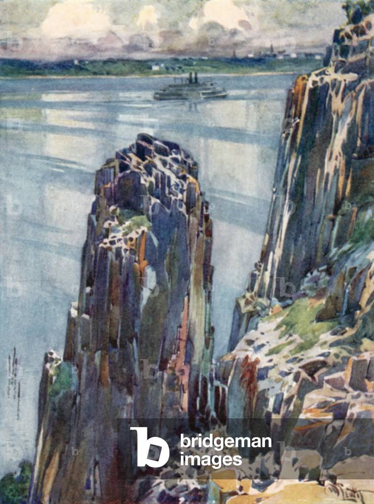 “Le Palisades,” fiume Hudson (colore lito)