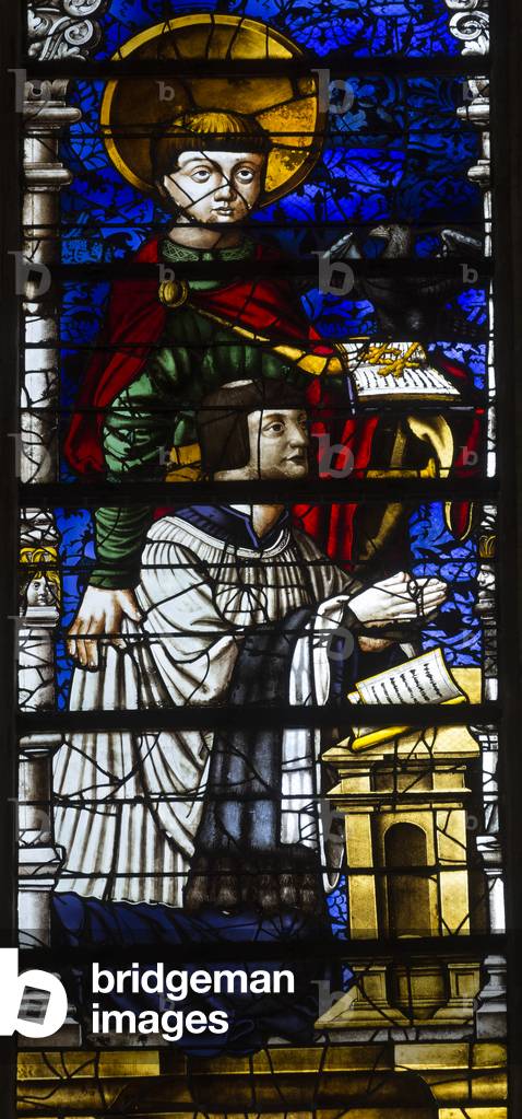 Stained glass. St Stephen's Cathedral in Metz, 12th-15th Century (photo)