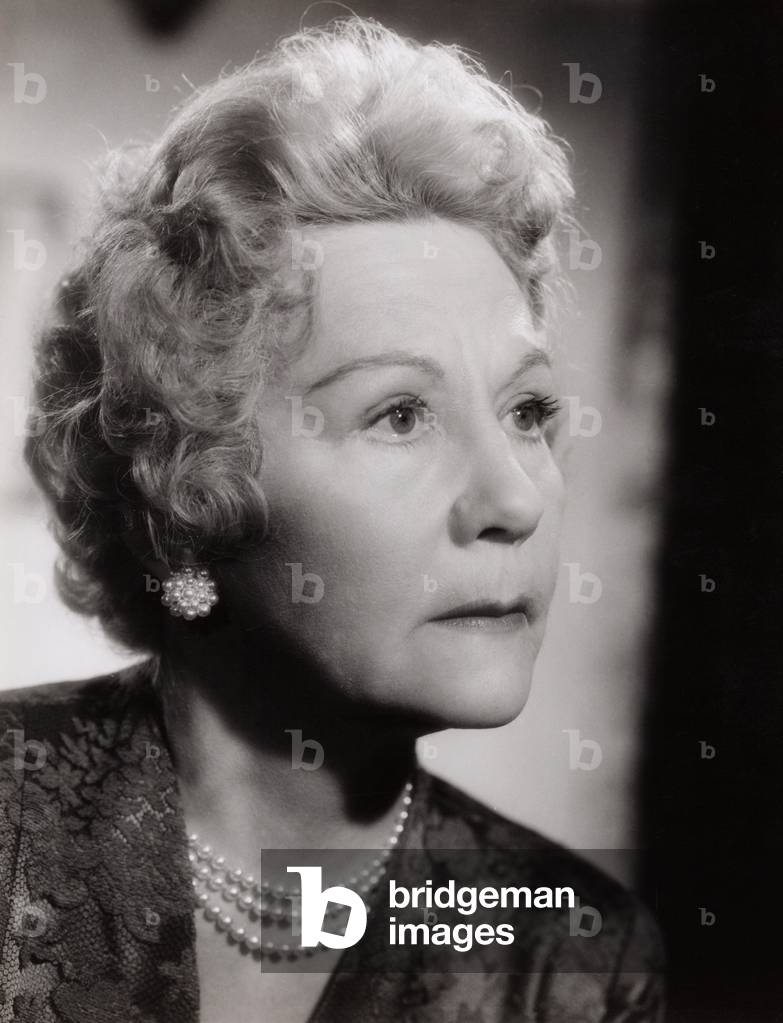 L'actrice autrichienne allemande Erika von Thellmann 1954