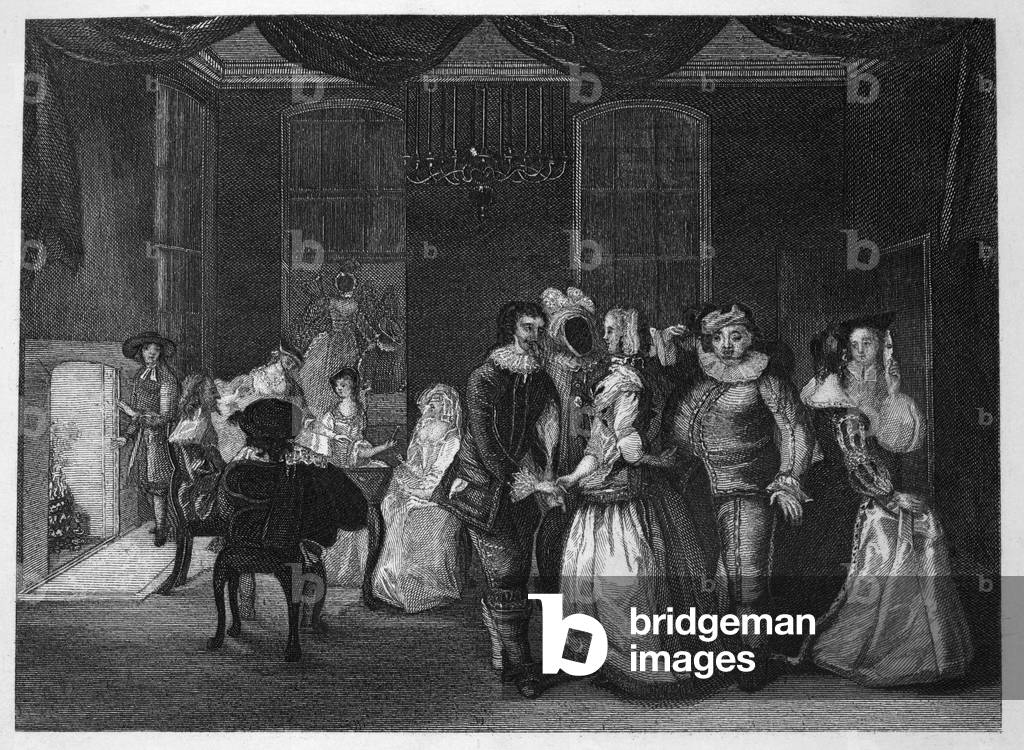 The Royal Masquerade at Somerset House (engraving)
