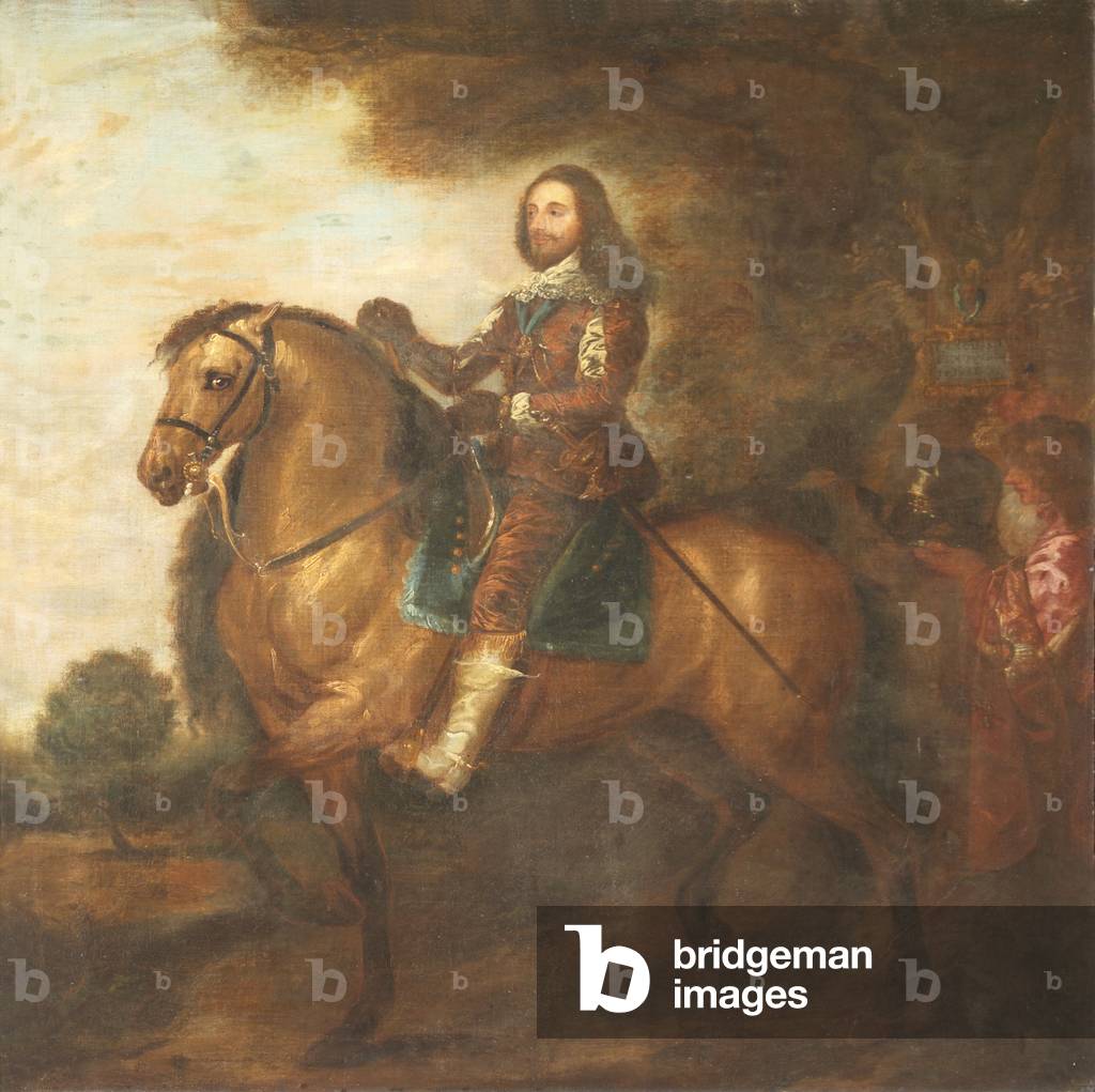 König Karl I. (1600-1649) zu Pferd