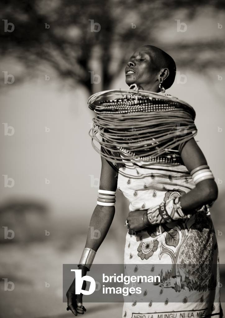 Donna tribù Samburu, Kenya, Africa (foto)