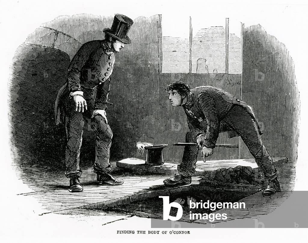 Finding the body of O'Connor by English Artist