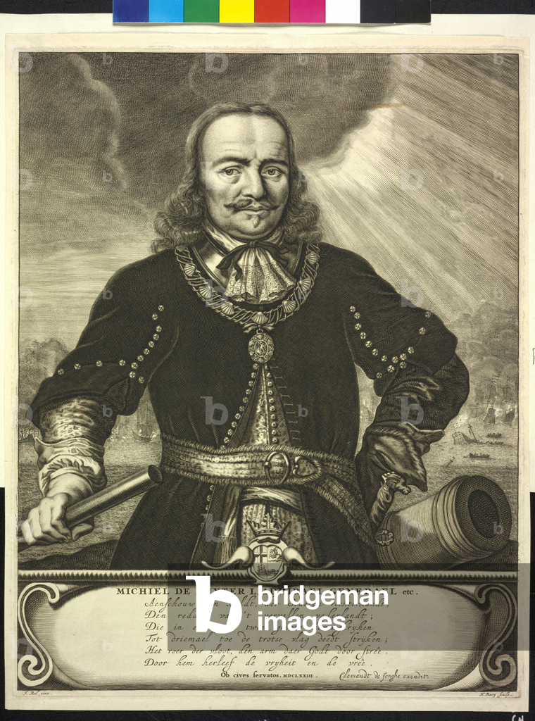 Michiel Adriaanszoon Ruyter, XVII secolo (acquaforte)