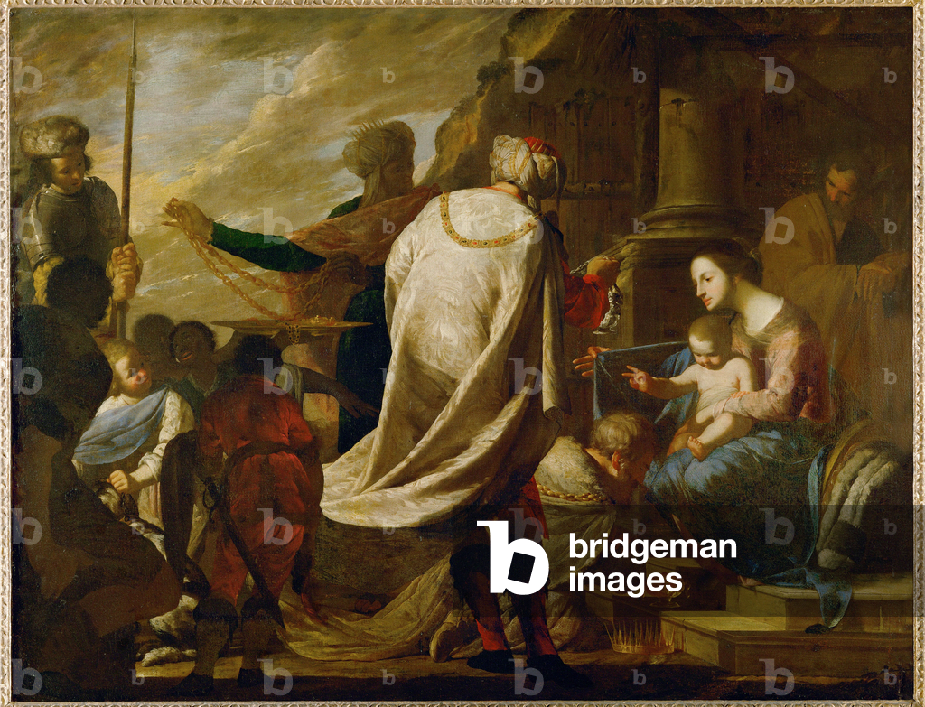 L'Adorazione dei Magi... (dipinto su tela)