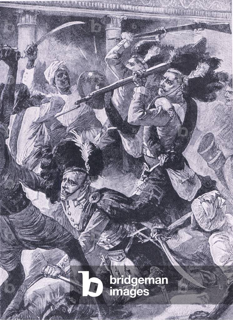 Immagine di Stampa "il secondo rilievo di Lucknow" di William Heysham Overend