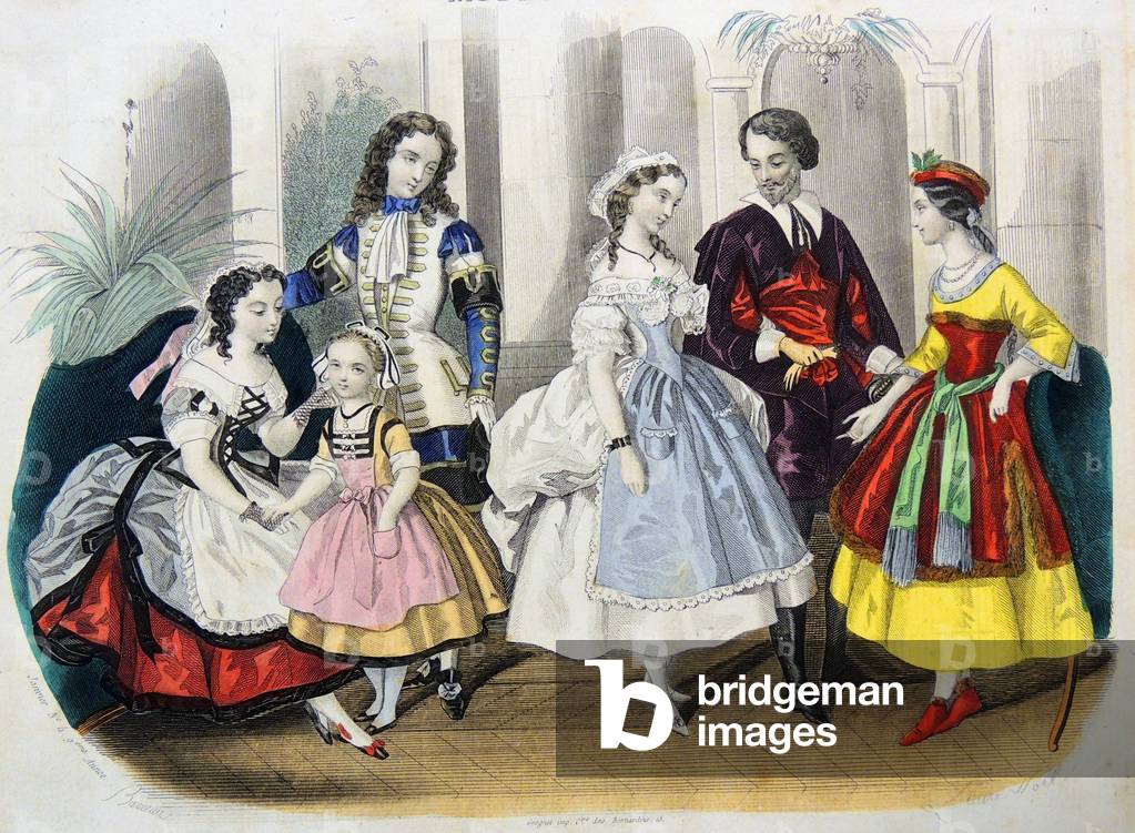 "Paris Fashions" 1860