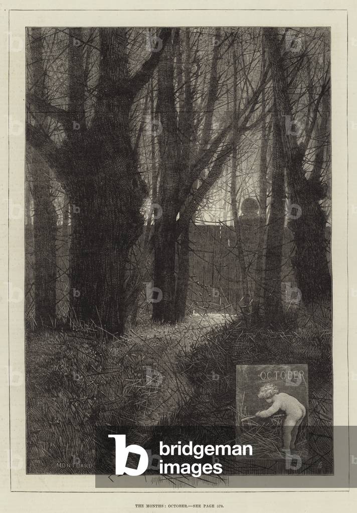 Les Mois par Charles Auguste Loye, b/w