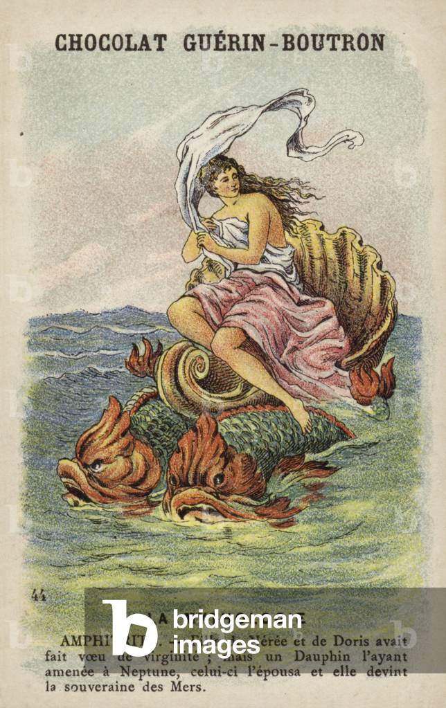 "Anfitrite (cromolito)" 1801 di French School