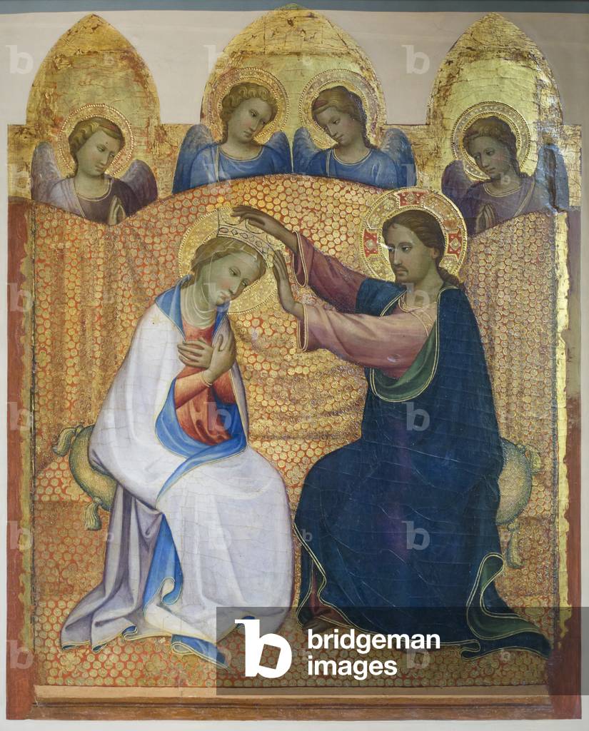 Incoronazione della Vergine con angeli, c.1404 (tempera e foglia d'oro su tavola)