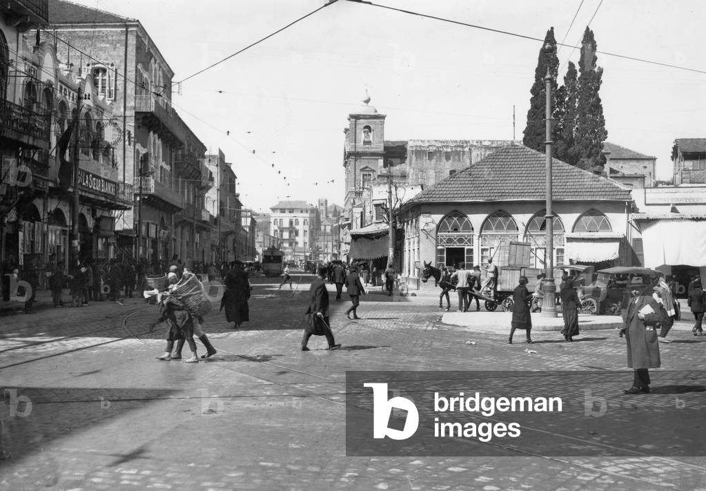 Immagine di Fotografia "Scena di strada a Beirut" 1938, b/w