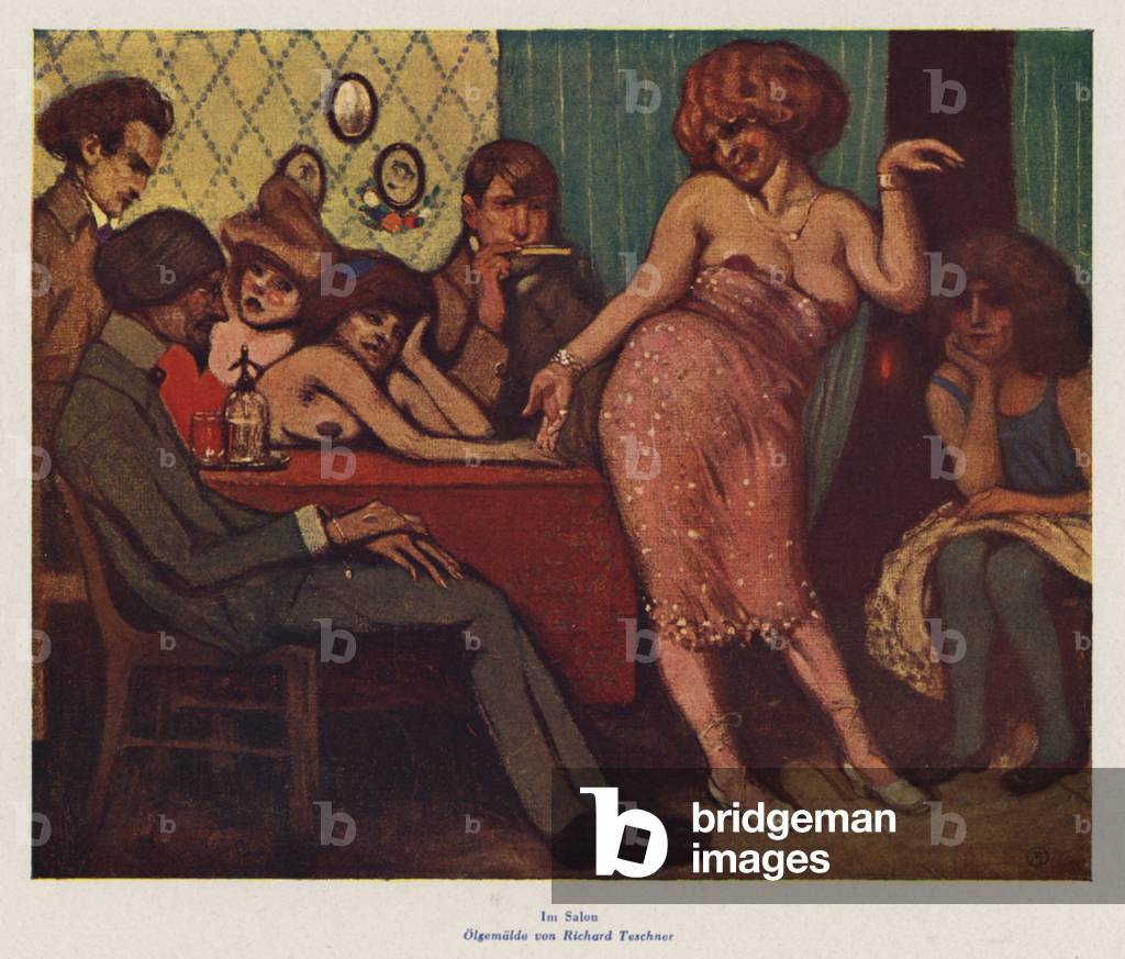 Nel salone (pittura a olio)