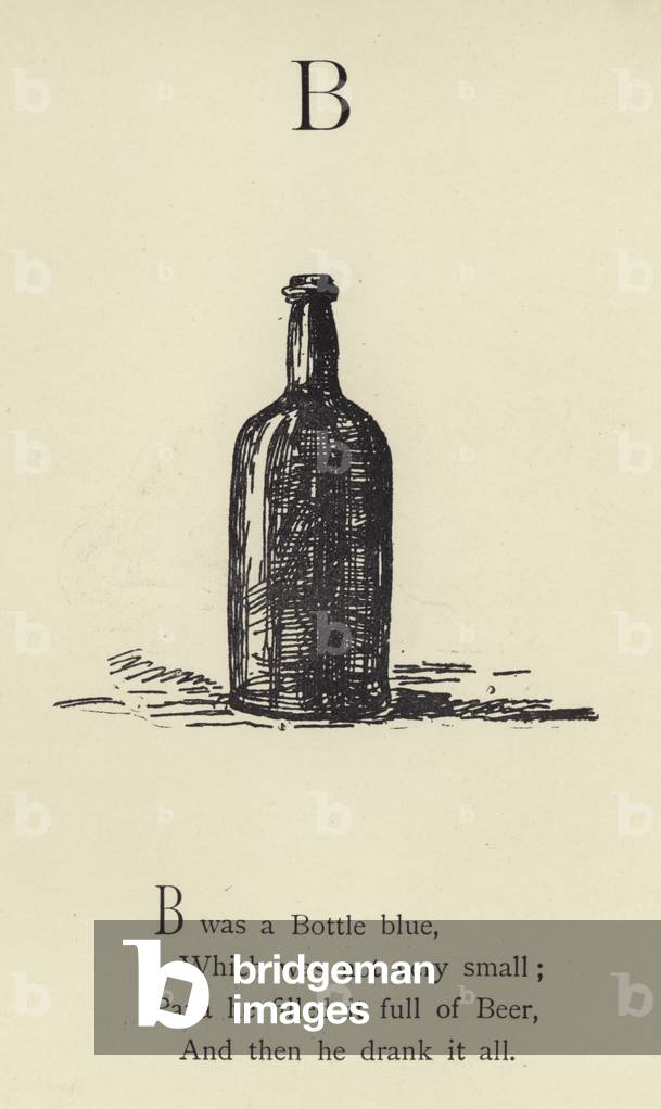 La lettre B (gravure) par Edward Lear