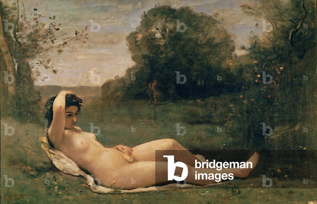 Liegende Nymphe, ca. 1857-58 (Öl auf Leinwand)