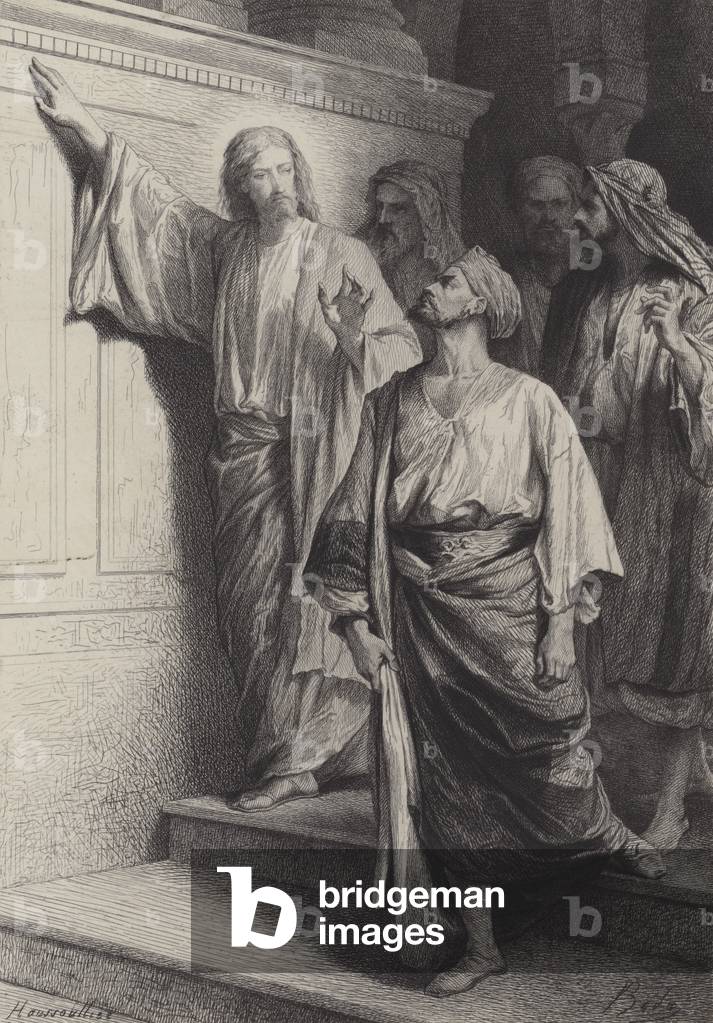 Die Berufung des heiligen Matthäus (Gravur)