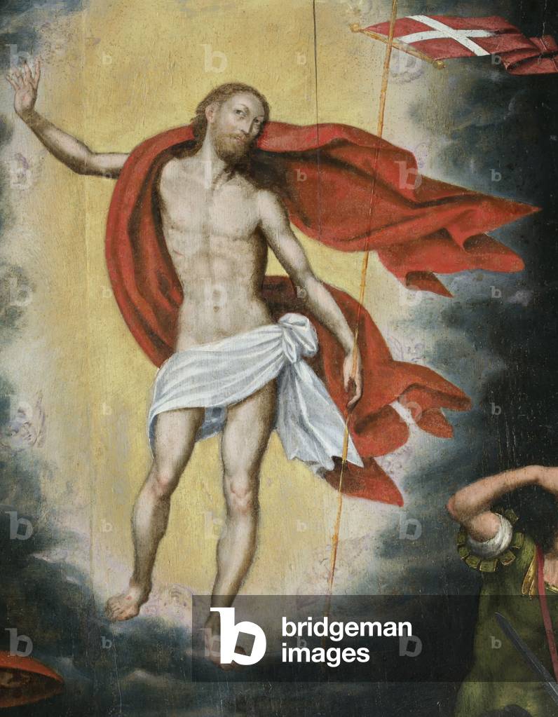 "La risurrezione. Trittico di Aubery" 1603 di French School