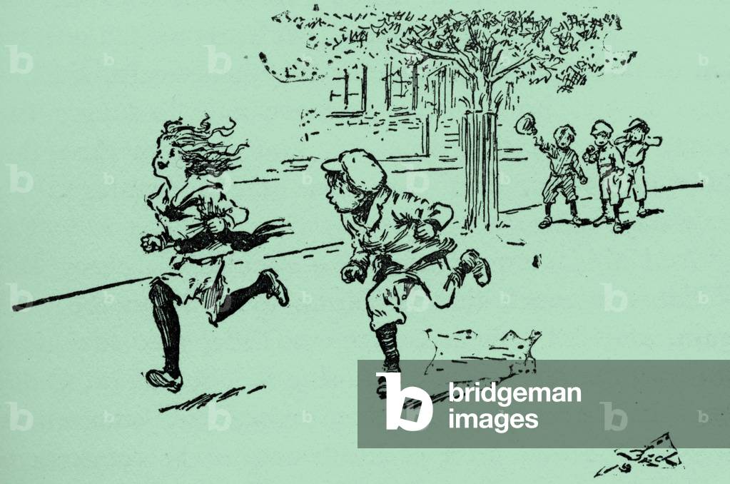 "Piccolo Signore Fauntleroy di Frances Hodgson Burnett" di Reginald Bathurst Birch, b/w