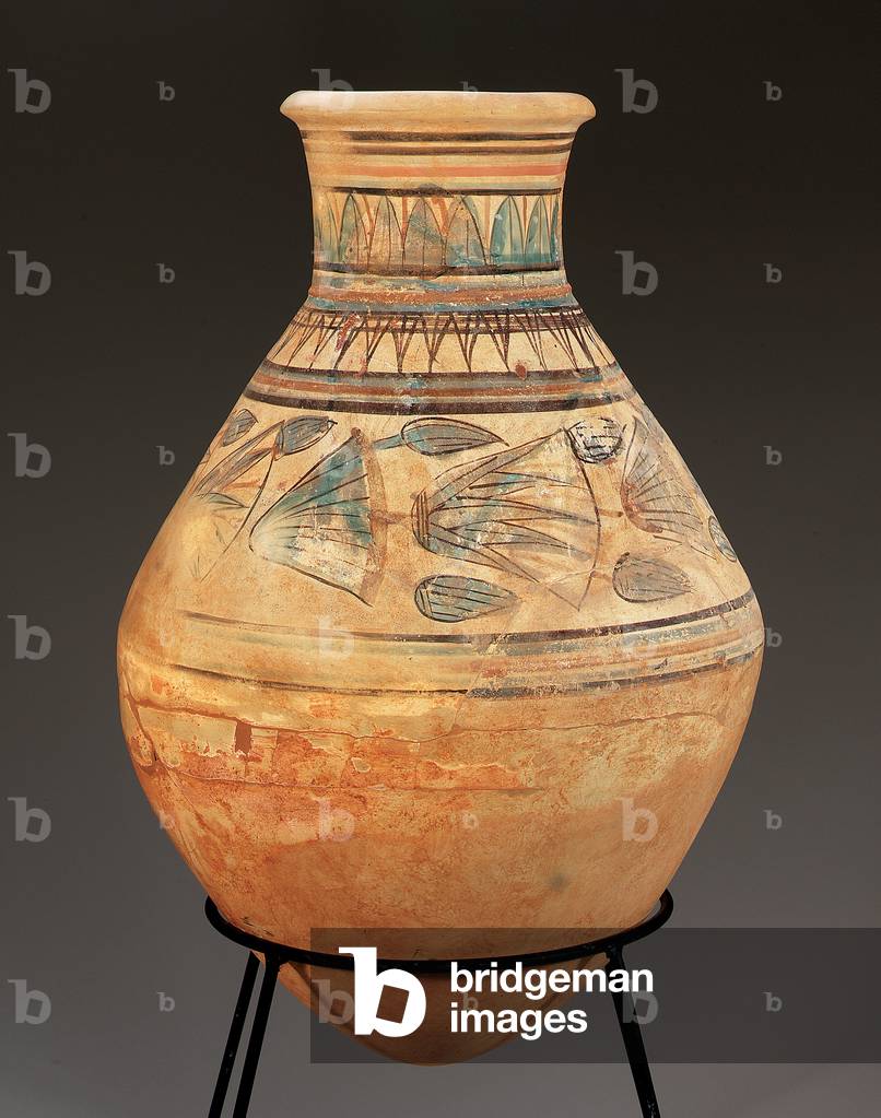 An Amarna Pottery Jar by Egyptian 18th Dynasty