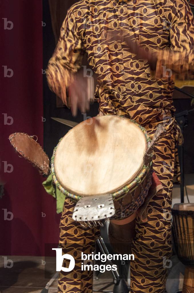 Image of African djembe player
