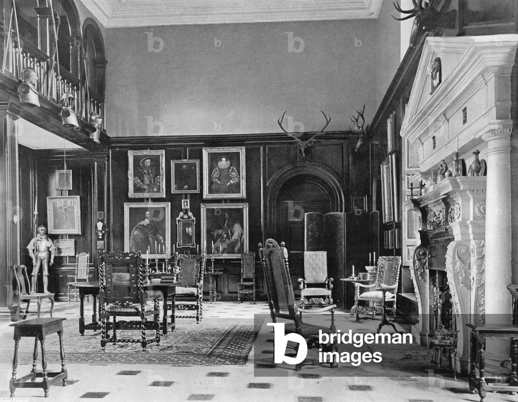 Immagine di Fotografia "La Sala (foto in b/n)" di Charles Latham, b/w
