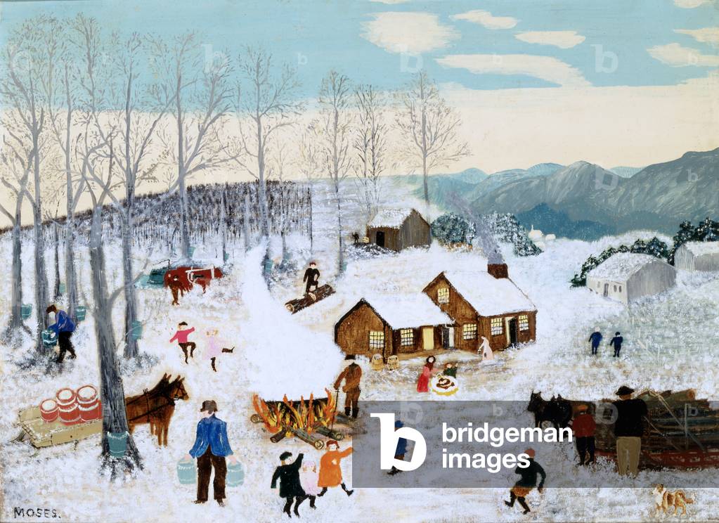 Sugaring Off, 1940 (olio su legno pressato)