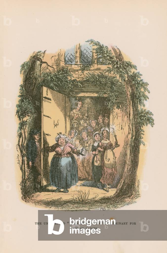 Illustration für Pickwick Papers (Farbe litho)