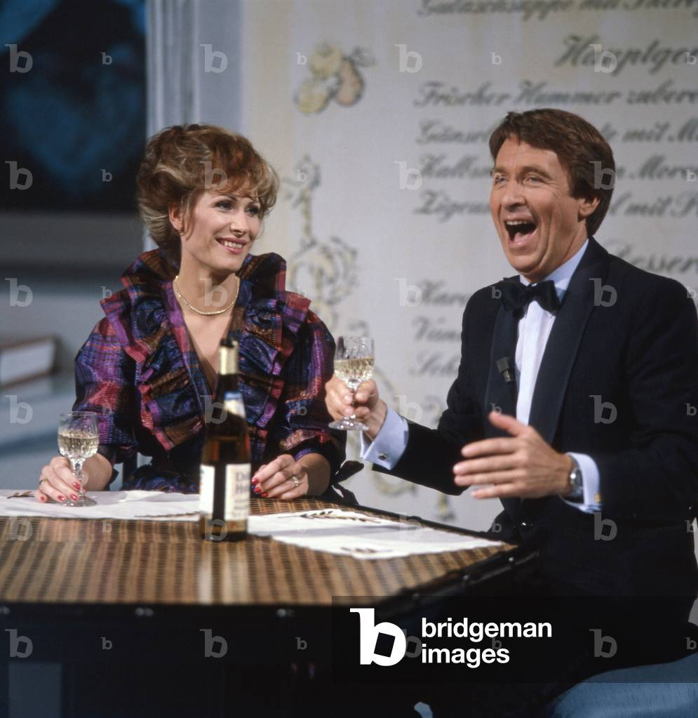 Günther Schramm, attore tedesco, presentatore di giochi radiofonici, artista di doppiaggio, presentatore telev