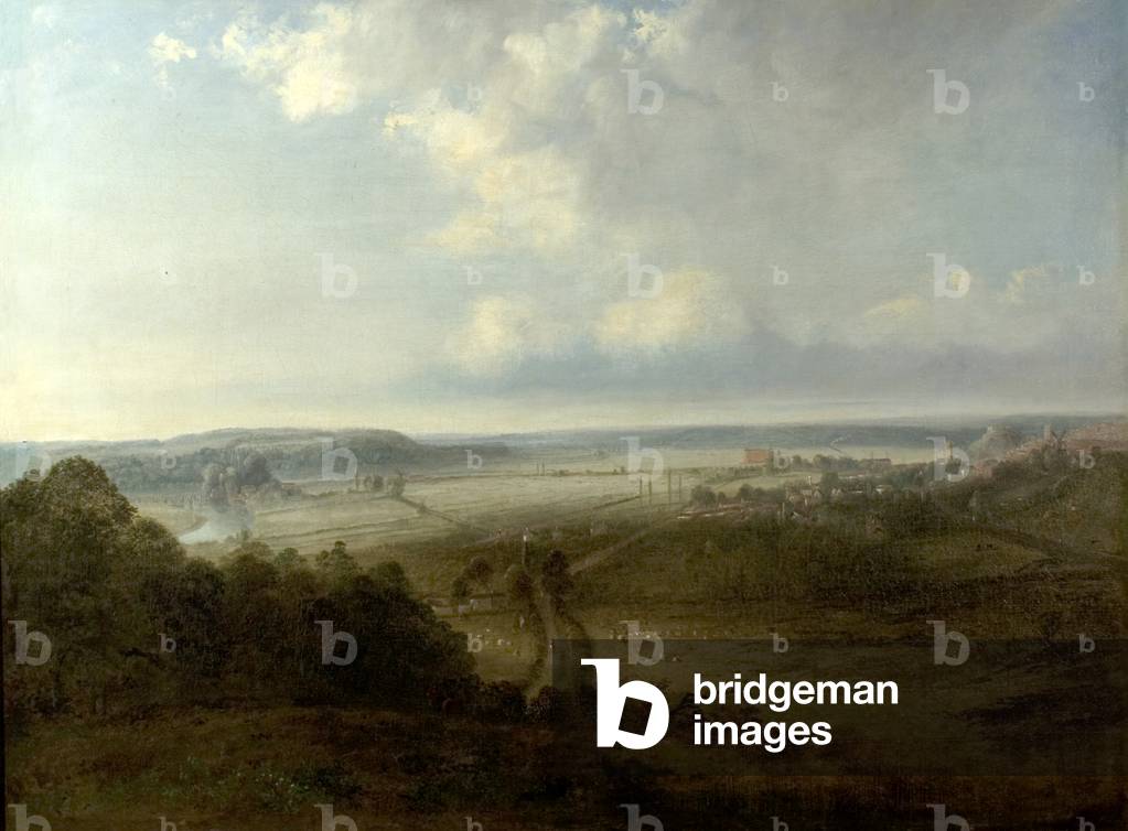 From Colwick Hill, Nottingham (oil on canvas)