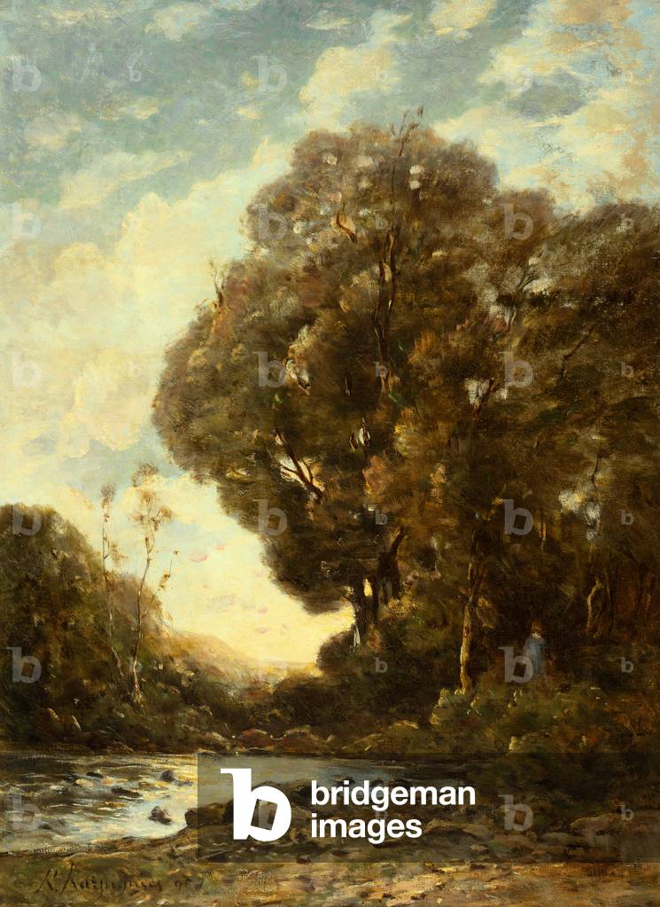 Il fiume, 1896 (olio su tela)