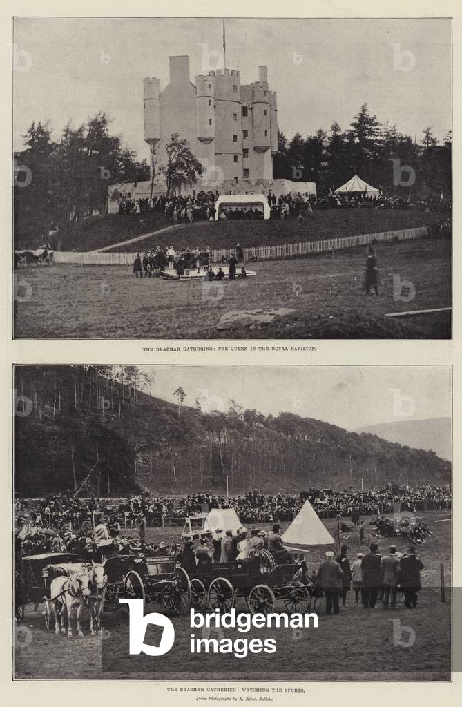 "The Braemar Gathering (Gravur)" von English School