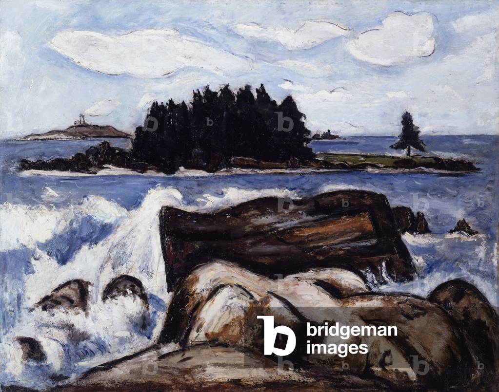 Immagine di Dipinto "Jotham's Island (ora Fox)" 1937 di Marsden Hartley