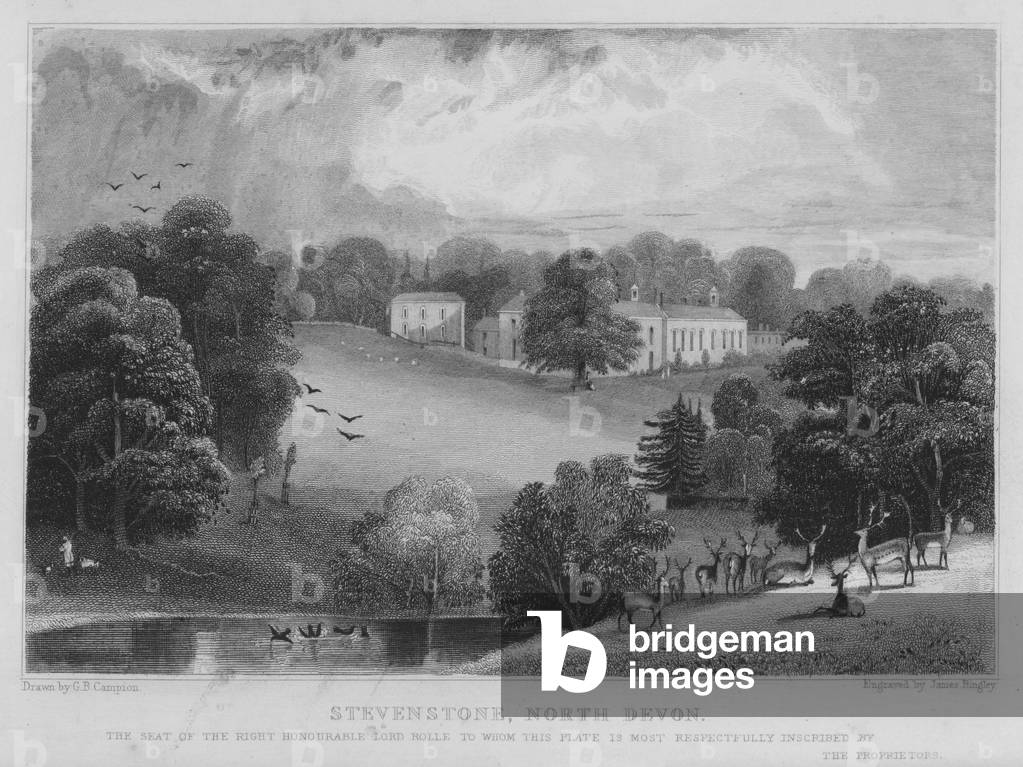 Stevenstone, North Devon (engraving)