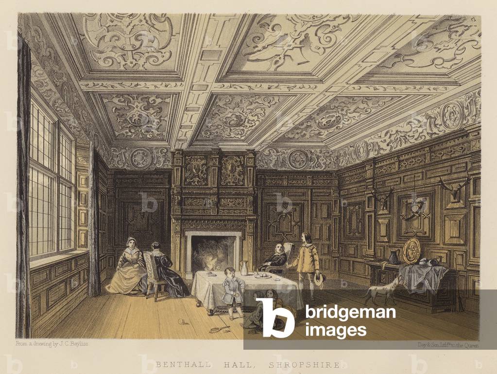 "Benthall Hall" 1900 von English School