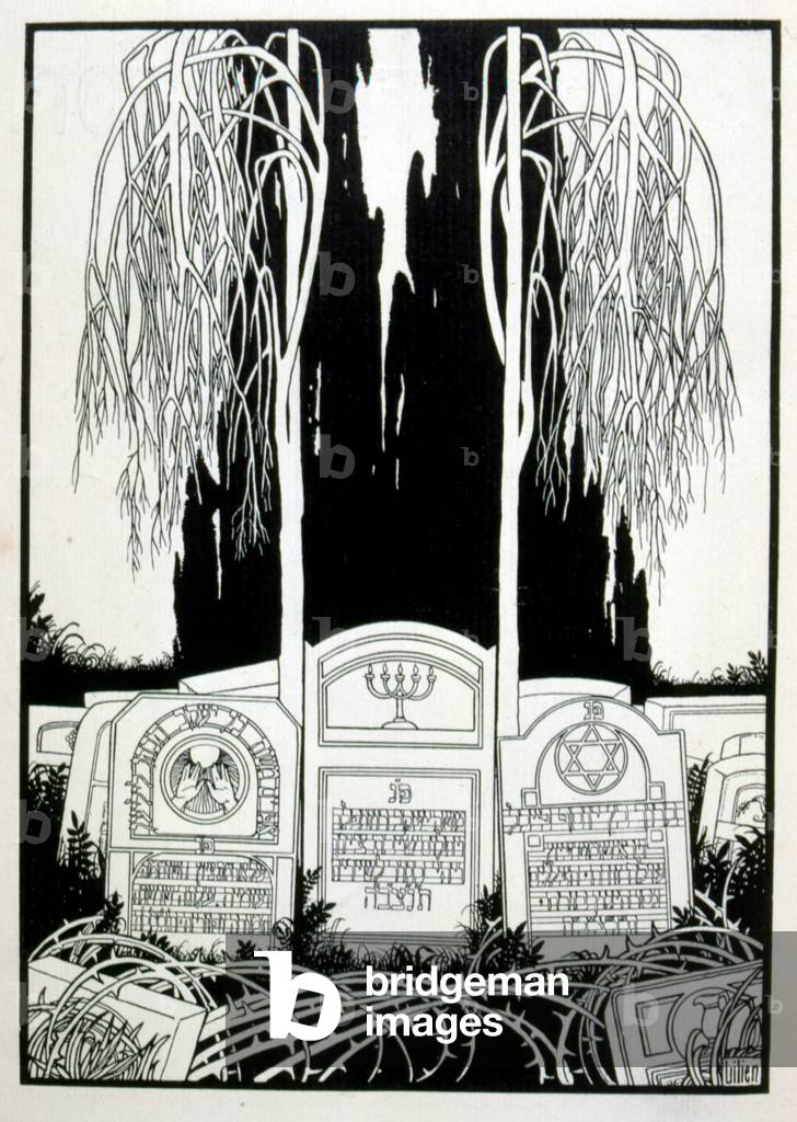 "Seite von „Juda“. Eine Sammlung von Balladen des nichtjüdischen Dichters Börries von Münchhausen 1900" 1900 v