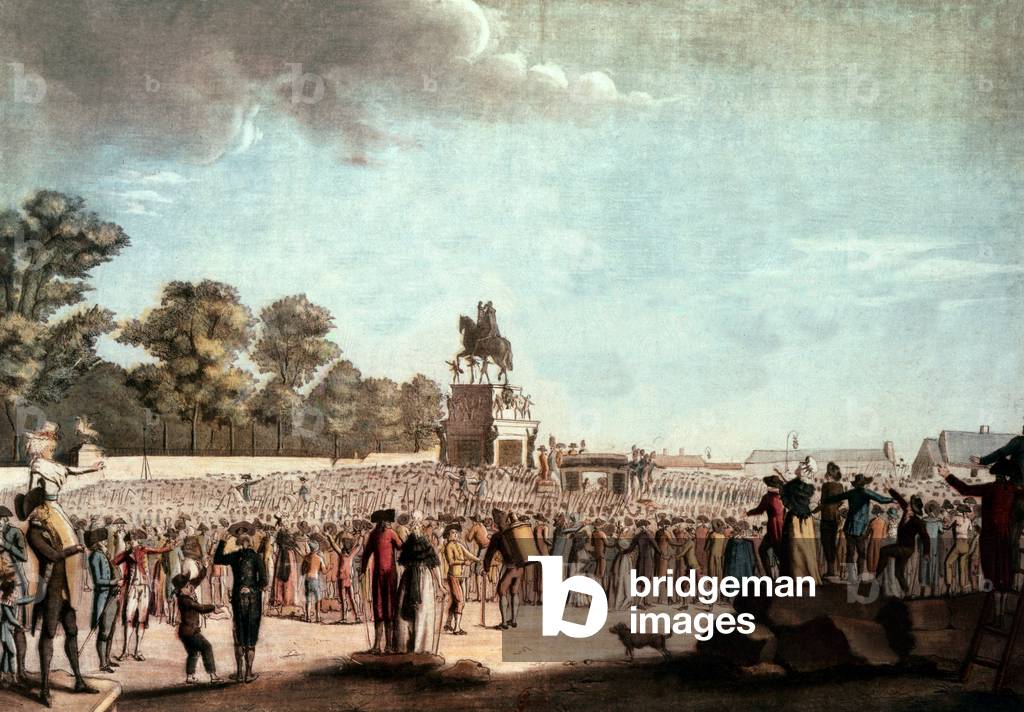 25. Juni 1791: Der französische König Ludwig XVI. und seine Familie kommen nach ihrer Flucht in Varennes zurüc