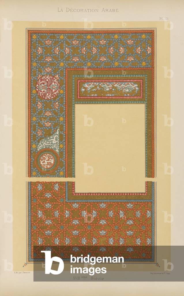 "La Decoration Arabe", 1885 di Emile Prisse d'Avennes