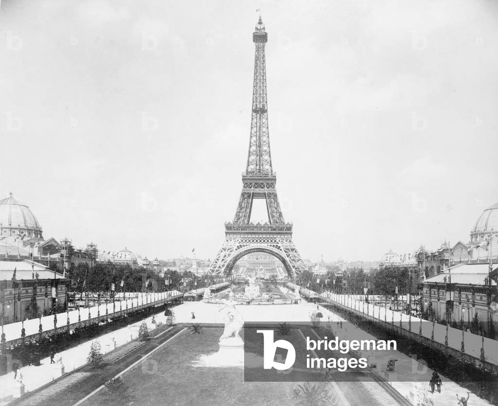 Torre Eiffel, Esposizione di Parigi, 1889 (foto in b/n)
