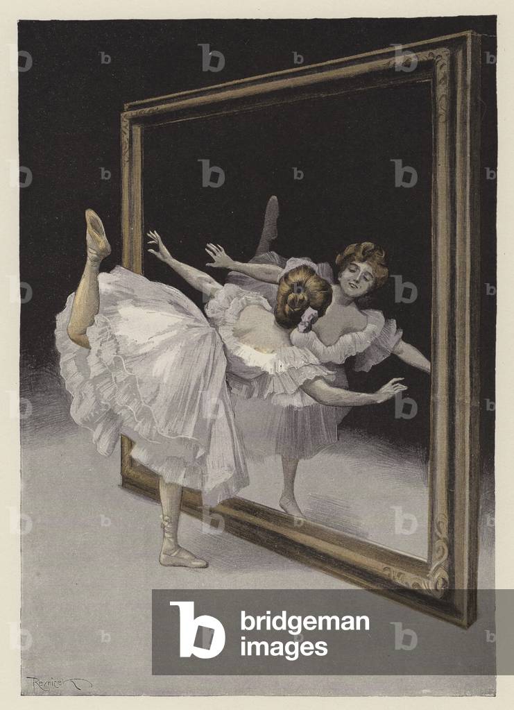 Spiegeltanz (colour litho)