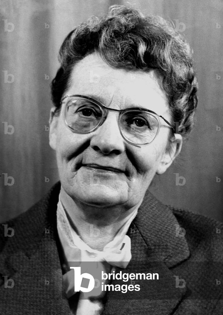 Maria Rabate, 1945 (b/w photo)